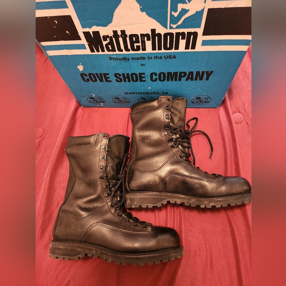 Matterhorn Mens Military Combat style Leather Boots